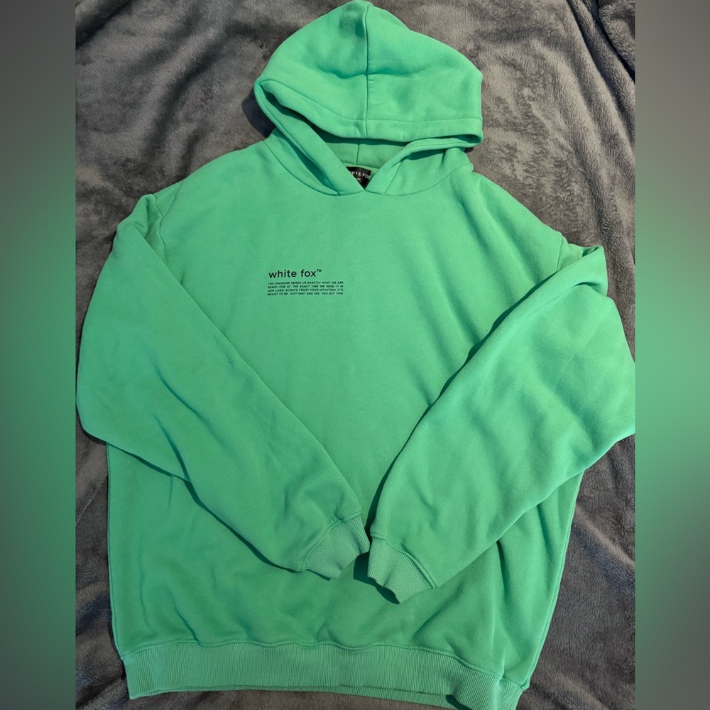 White Fox Graphic Hoodie